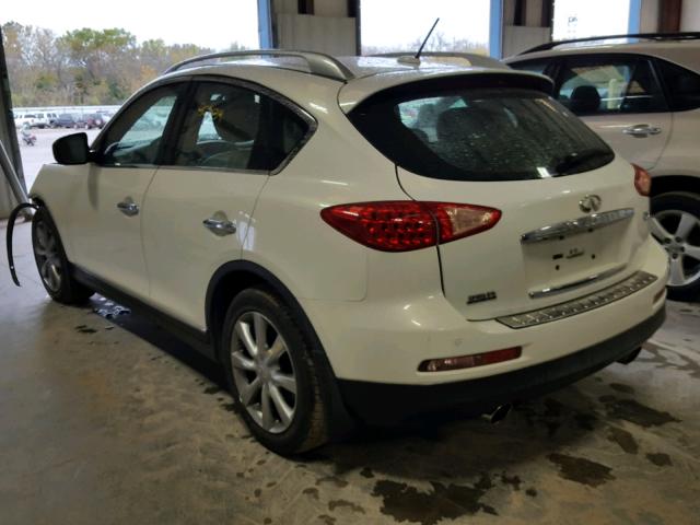 JN1BJ0HP5DM430440 - 2013 INFINITI EX37 BASE WHITE photo 3