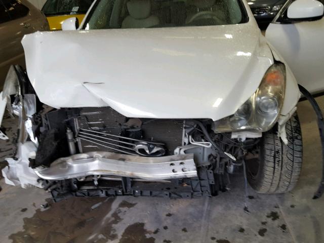 JN1BJ0HP5DM430440 - 2013 INFINITI EX37 BASE WHITE photo 7