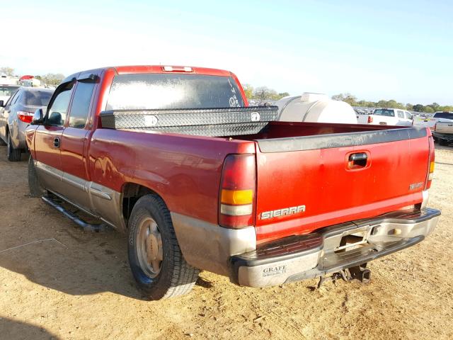 2GTEC19T321107339 - 2002 GMC NEW SIERRA RED photo 3