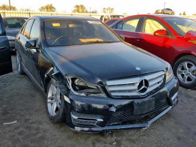 WDDGF4HB6DA762698 - 2013 MERCEDES-BENZ C 250 BLACK photo 1