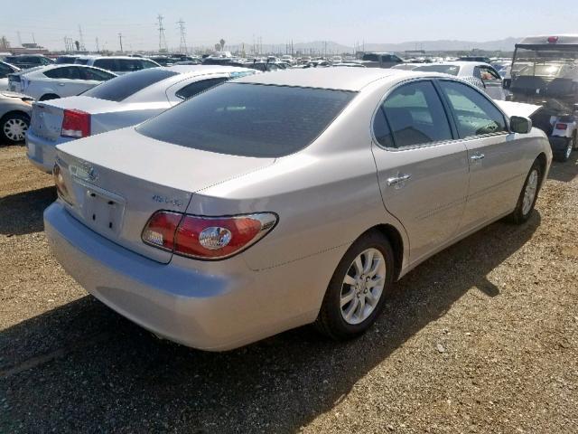 JTHBF30G130133164 - 2003 LEXUS ES 300 BEIGE photo 4