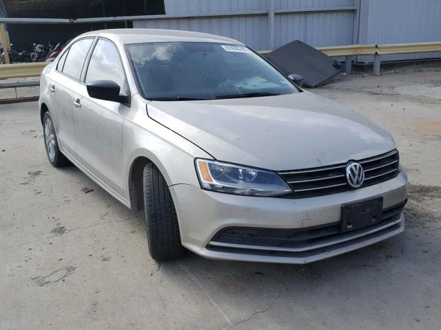 3VW2K7AJ6FM220328 - 2015 VOLKSWAGEN JETTA BASE Ոսկեգույն լուսանկար 1