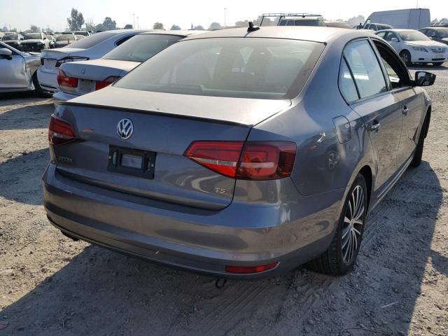 3VWD17AJ0GM390861 - 2016 VOLKSWAGEN JETTA SPOR GRAY photo 4