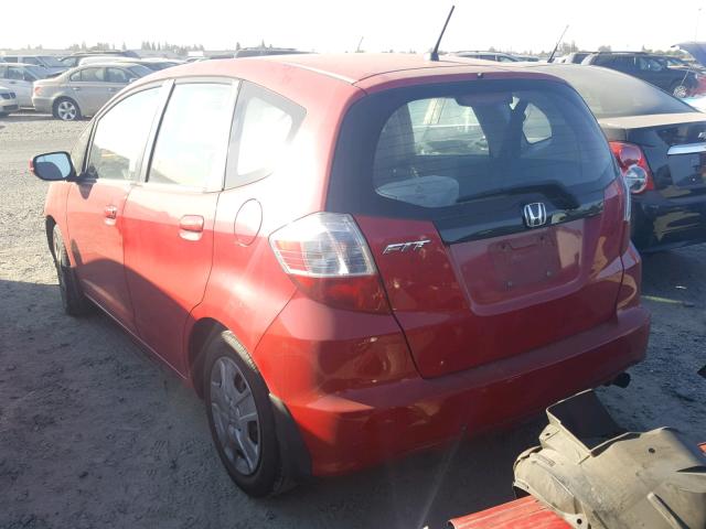 JHMGE8H31CS007804 - 2012 HONDA FIT RED photo 3