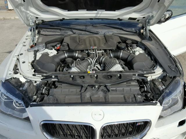 WBSLX9C53DC968658 - 2013 BMW M6 WHITE photo 7