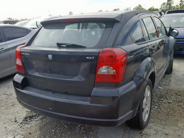 1B3HB48B07D322734 - 2007 DODGE CALIBER SX BLACK photo 4