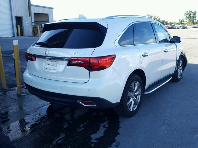 5FRYD3H8XEB011002 - 2014 ACURA MDX ADVANC 白色 照片 4