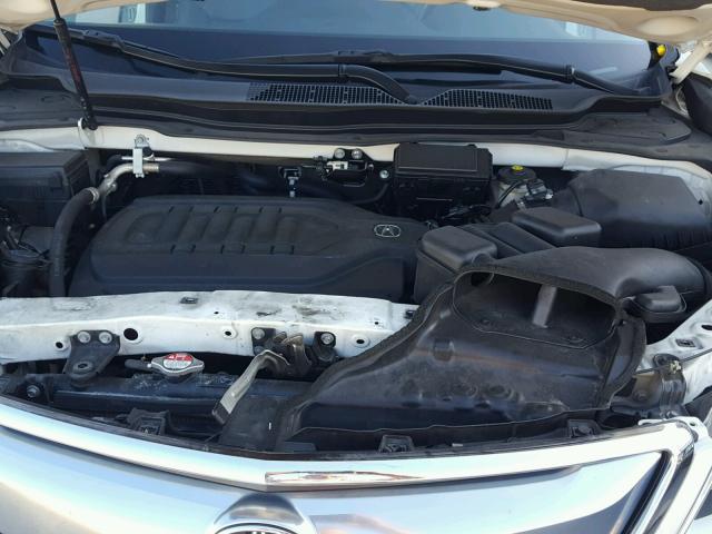 5FRYD3H8XEB011002 - 2014 ACURA MDX ADVANC 白色 照片 7