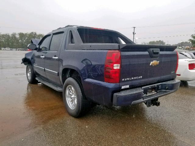 3GNNCEE02AG170237 - 2010 CHEVROLET AVALANCHE BLUE photo 3