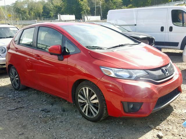 3HGGK5H89FM721814 - 2015 HONDA FIT EX RED photo 1