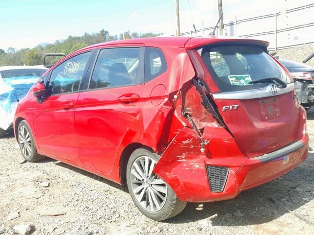 3HGGK5H89FM721814 - 2015 HONDA FIT EX RED photo 3