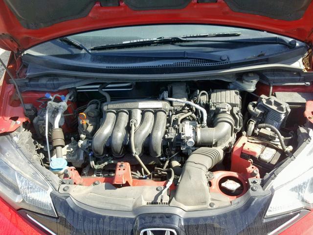 3HGGK5H89FM721814 - 2015 HONDA FIT EX RED photo 7