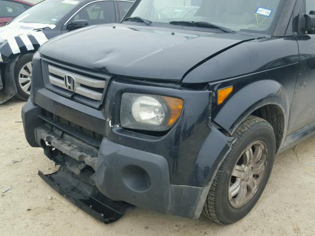 5J6YH18708L013791 - 2008 HONDA ELEMENT EX BLACK photo 10