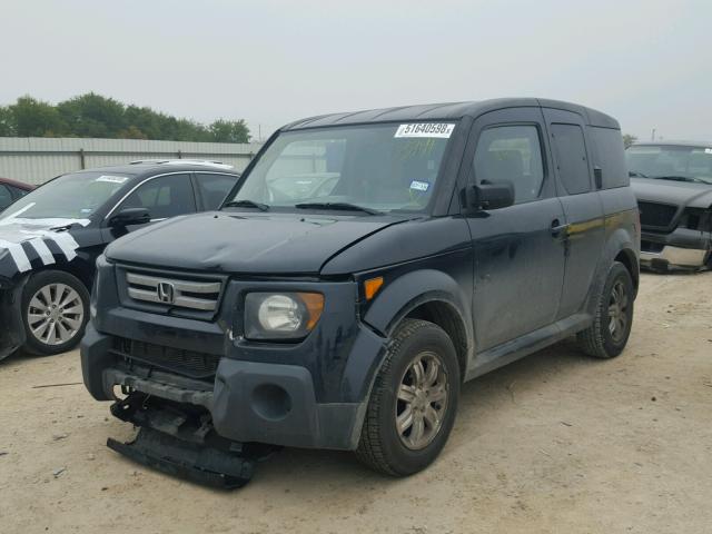 5J6YH18708L013791 - 2008 HONDA ELEMENT EX BLACK photo 2