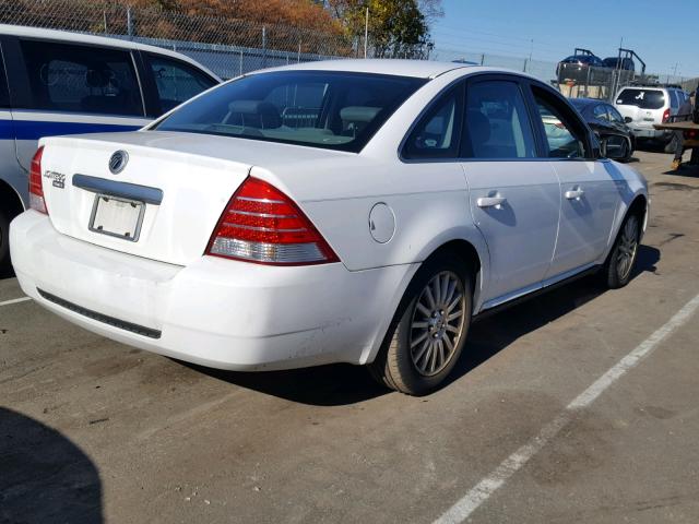 1MEFM42186G610819 - 2006 MERCURY MONTEGO PR WHITE photo 4