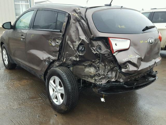 KNDPB3AC9F7697834 - 2015 KIA SPORTAGE L BROWN photo 3