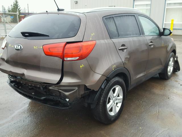 KNDPB3AC9F7697834 - 2015 KIA SPORTAGE L BROWN photo 4