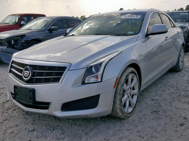 1G6AA5RX8D0177371 - 2013 CADILLAC ATS SILVER photo 2