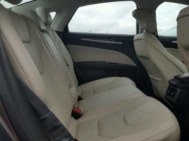 3FA6P0K90ER291291 - 2014 FORD FUSION TIT GRAY photo 6