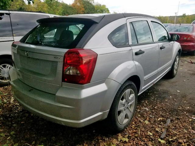 1B3HB48B97D555155 - 2007 DODGE CALIBER SX SILVER photo 4