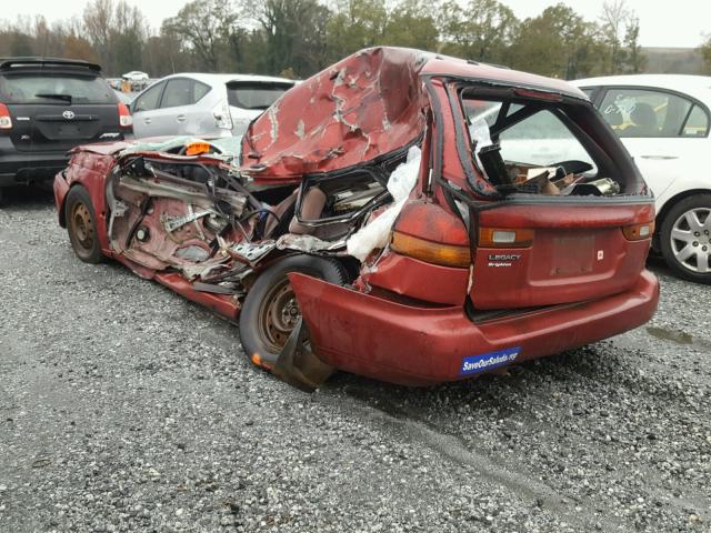 4S3BK6255S7320956 - 1995 SUBARU LEGACY BRI BURGUNDY photo 3