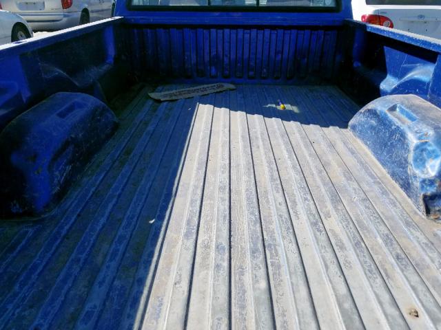 1B7GG26XXRS509282 - 1994 DODGE DAKOTA BLUE photo 6