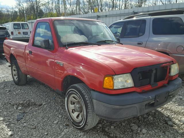 1FTYR10U04PA23440 - 2004 FORD RANGER RED photo 1