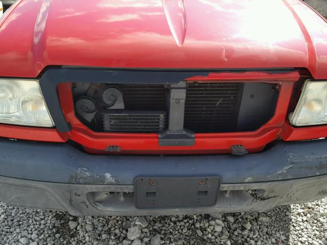 1FTYR10U04PA23440 - 2004 FORD RANGER RED photo 9