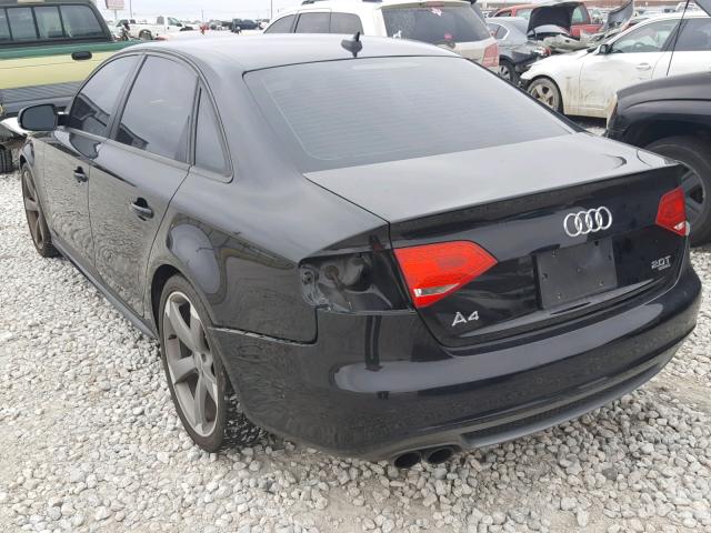 WAUKFAFL5CN012762 - 2012 AUDI A4 PRESTIG BLACK photo 3