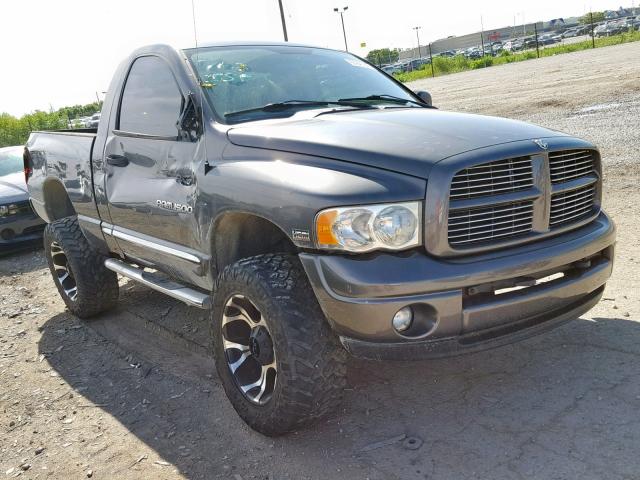 1D7HU16D74J158476 - 2004 DODGE RAM 1500 S GRAY photo 1