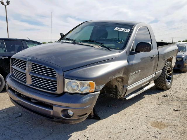 1D7HU16D74J158476 - 2004 DODGE RAM 1500 S GRAY photo 2