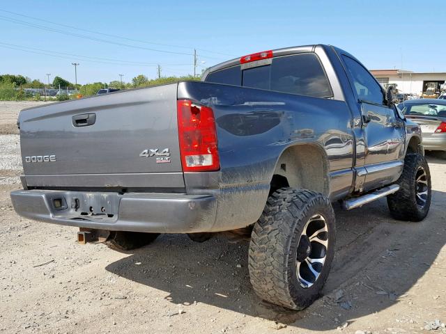 1D7HU16D74J158476 - 2004 DODGE RAM 1500 S GRAY photo 4