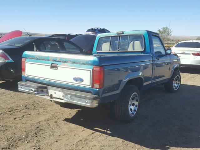 1FTCR10A3NPA37592 - 1992 FORD RANGER GREEN photo 4