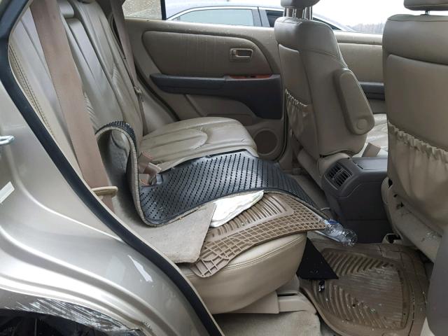 JT6HF10U7X0090355 - 1999 LEXUS RX 300 GOLD photo 6