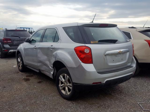 2GNALBEK7D1270250 - 2013 CHEVROLET EQUINOX LS SILVER photo 3