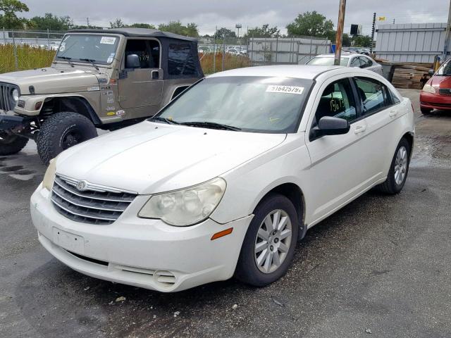 1C3CC4FB0AN102976 - 2010 CHRYSLER SEBRING TO WHITE photo 2