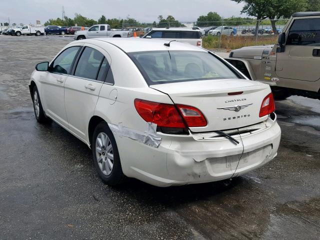 1C3CC4FB0AN102976 - 2010 CHRYSLER SEBRING TO WHITE photo 3