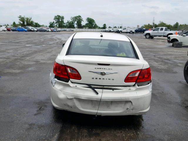 1C3CC4FB0AN102976 - 2010 CHRYSLER SEBRING TO WHITE photo 9