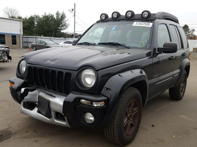 1J4GL38K43W569524 - 2003 JEEP LIBERTY RE BLACK photo 2