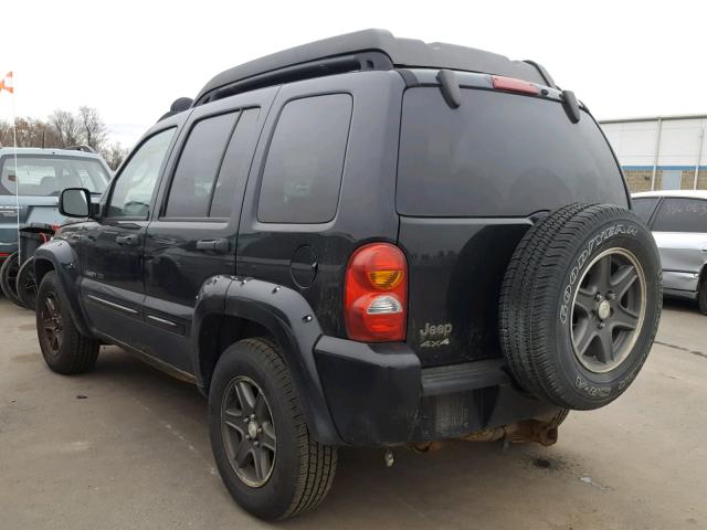 1J4GL38K43W569524 - 2003 JEEP LIBERTY RE BLACK photo 3