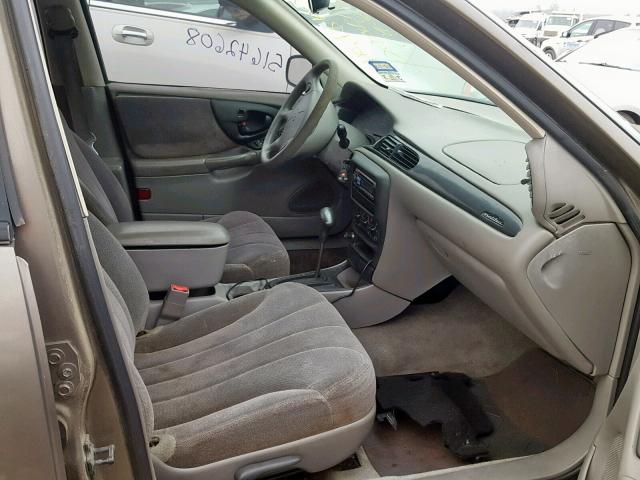 1G1ND52J616266045 - 2001 CHEVROLET MALIBU GRAY photo 5