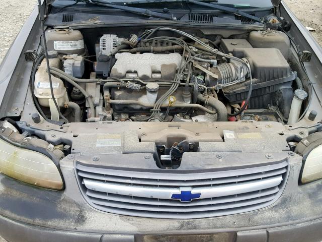 1G1ND52J616266045 - 2001 CHEVROLET MALIBU GRAY photo 7