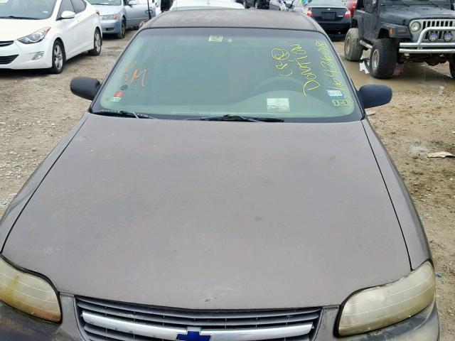 1G1ND52J616266045 - 2001 CHEVROLET MALIBU GRAY photo 9