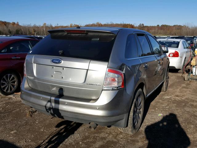 2FMDK39C88BA06189 - 2008 FORD EDGE LIMIT SILVER photo 4