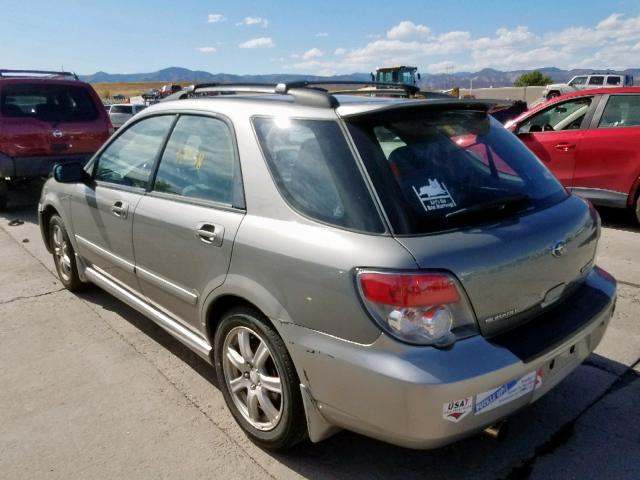 JF1GG68676G806753 - 2006 SUBARU IMPREZA OU GRAY photo 3