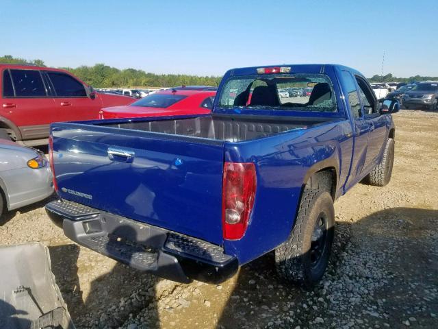 1GCKTBD9XA8141827 - 2010 CHEVROLET COLORADO BLUE photo 4