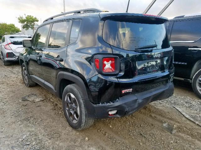 ZACCJAAB5HPF79685 - 2017 JEEP RENEGADE S 黑色 照片 3