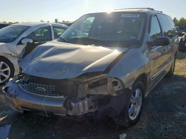 2FMZA52462BA81729 - 2002 FORD WINDSTAR S BEIGE photo 2