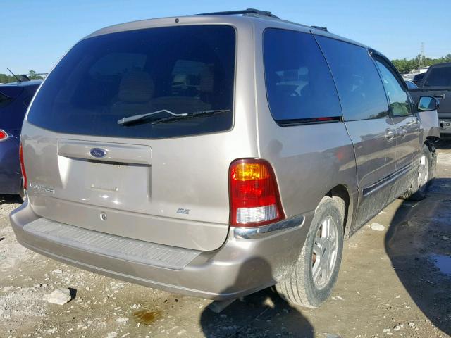 2FMZA52462BA81729 - 2002 FORD WINDSTAR S BEIGE photo 4