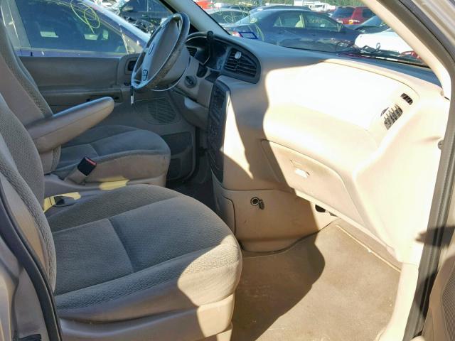 2FMZA52462BA81729 - 2002 FORD WINDSTAR S BEIGE photo 5